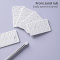 Miniatyrbilde 5 av 8: Mini neglefil med selvklebende engangsnegleutstyr 5 sheet