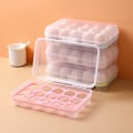 Miniatyrbilde 2 av 8: 15 Grids Egg Oppbevaringsboks Egg Kartong PP Case Egg Box Tray Blue