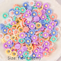 Pikkukuva 5 / 8: 50 kpl 3D Mini Flower Flatback Resin tarvikkeet Tee-se-itse askartelupuhelin 01