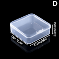 Pikkukuva 1 / 8: Mini Square Boxes kirkas muovinen korujen case D