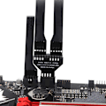 Miniatyrbillede 4 af 5: USB 2.0 1 til 2 port 9 ben kabeladapter Bundkort frontpanel