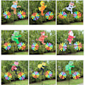 Miniatyrbillede 4 af 8: Pig Bee Tiger on Bike DIY Windmill Animal Cykel Wind Spinner C