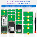 Miniatyrbilde 2 av 8: NGFF M.2 SSD-adapterkort 2242 til 2280 2230 til 2280 overføring Ca C