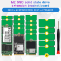 Pikkukuva 2 / 8: NGFF M.2 SSD-sovitinkortti 2242 - 2280 2230 - 2280 Transfer Ca C