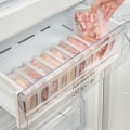 Miniatyrbillede 7 af 8: Køleskab Opbevaringsboks Kød Frugt Grøntsagsbeholder forseglet