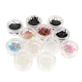 Miniatyrbilde 7 av 7: 60 stk/200 stk Fargerike anti-allergi plast øredobber Anti-bl Mixed Ball 60pcs