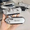 Miniatyrbilde 7 av 8: Folding Hair Kam Hårstyling Med Speil Anime Portable Trave A5