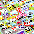 Miniatyrbild 5 av 8: Flash Music e Fun Vehicle Car Tredimensionell 3D Bubble Stick A1