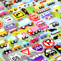 Miniatyrbilde 5 av 8: Flash Music e Fun Vehicle Car Tredimensjonal 3D Bubble Stick A1