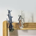 Miniatyrbilde 3 av 8: Grenkrok Veggdekor Nøkkelholder Organer Oppbevaring Sticky Hooks White