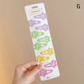 Miniatyrbilde 1 av 8: 3/10 stk Bobby Pin Girl Colorful Stars Barrettes Metal Snap Clip G