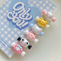 Pikkukuva 5 / 8: 1kpl/6kpl Cartoon Candy Barrettes Mini Resin-hiusneula tytöille C A2