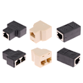 Miniatyrbillede 4 af 8: RJ45-stik 1-til-2-vejs LAN Ethernet-kabel Netværk Cate6 Spli A