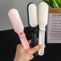 Miniatyrbillede 3 af 8: Foldbar hårkam Bærbar fritlende hårbørste Antistatisk He Pink
