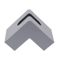 Miniatyrbillede 1 af 5: Nordic Right Angle Desktop Servietter Papir Opbevaring Case Tissue Box Gray
