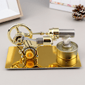 Miniatyrbillede 3 af 8: Varmluft Stirling Engine Motor Model Fluid Dynamic Physics Exper