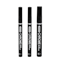 Miniatyrbillede 2 af 5: Chrome Mirror Reflekterende Marker Sølv Marker Liquid Pen Craftw 1mm
