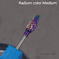 Pikkukuva 1 / 8: Volframiteräksinen Nail Art Drill Bit Geel pedikyyri poisto Rotary M M Radium color