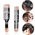 Miniatyrbilde 2 av 8: Retro Print Men Styling Tool Flat Top Kam Hår ting Flatt hår 2