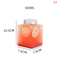 Miniatyrbild 1 av 8: 500 ml PET-plastflaskor engångsbehållare med cap A4