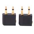 Pikkukuva 7 / 8: 2kpl Kannettavat Aviation Headset Conversion Plug Plane Seat Headp