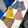 Pikkukuva 6 / 8: Cap Uusi fleecevuorattu lämmin villahattu n tyylinen pipohattu Fa Yellow