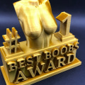 Miniatyrbilde 6 av 8: Gold Award Ornament Best Ass Gold Resin Trophy Ornament No Defo A1