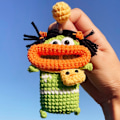 Pikkukuva 1 / 8: Creative e Cartoon -avainpakkaus, makkara-suu, villa-auto A10