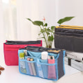 Miniatyrbillede 3 af 8: Organizer Indsæt Taske Kvinder Nylon Rejseindlæg Organizer Handba Gray