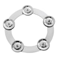 Pikkukuva 2 / 5: Rumpusymbaalit Hi Hat Tambourine Drum Set Drum Steel Bells Percus Silver