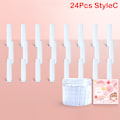 Pikkukuva 1 / 8: 24/50 kpl e cap cover jatke muovinen suoja S 24Pcs StyleC