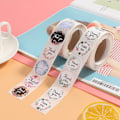 Pikkukuva 4 / 8: 500 kpl kukkainen kiitostarra Seal Label Scrapbooking Sti B