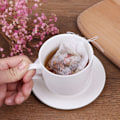 Miniatyrbillede 5 af 8: 100 stk./parti Poser Teposer Infuser Med String Heal Seal 7 x 9 cm