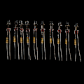 Miniatyrbillede 1 af 5: 10 stk neonpærer 4*10 mm 5*13 mm hovedstrømindikator med Red F4