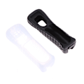 Miniatyrbillede 7 af 8: Silicon Soft Cover Game Controller Blød Silikone Wii Remote Con White