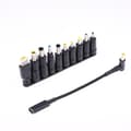Miniatyrbilde 2 av 8: 1/10/11 stk 100W USB Type-C universell bærbar lader strømadapter A2