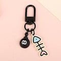 Pikkukuva 1 / 8: Luova sarjakuva Little Fish avaimenperä Kawaii Fish Bone avaimenperä A3