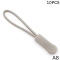 Miniatyrbillede 1 af 8: Nye 10 stk. lynlåstræktrækker End Fit Rope Tag Replacement Clip A8