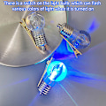Pikkukuva 8 / 8: Luminous Light Bulb Hiusneula Creative Bar Dancing Led otsatukka Clip