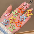 Pikkukuva 8 / 8: 10 kpl / set e Colorful Star Pentagram Y2k Fashion Five-Pointed St A5