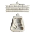 Miniatyrbilde 5 av 5: Bambus Panda Form Silikonform Dekorasjon Fondant Kake Chocol B