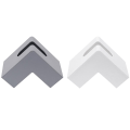 Miniatyrbillede 5 af 5: Nordic Right Angle Desktop Servietter Papir Opbevaring Case Tissue Box Gray