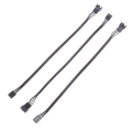 Miniatyrbillede 6 af 8: 5 STK 4Pin PWM CPU Fan Wire Connector Adapter Computer Fan Exten