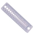 Miniatyrbillede 1 af 8: Strikketilbehør Gauge Inch Sylinealværktøj CM 2-10mm Si