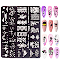 Miniatyrbillede 2 af 5: Søm Stempling Plader Udskrivning Stencil Manicure Art Stamp DM1