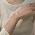 Pikkukuva 4 / 5: Creative Snake Open Cuff Rannekoru Naisten Tytöille Trendikäs