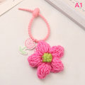 Miniatyrbillede 8 af 8: Color Knit Flower Nøgleringe e Creative Keychain Bag Pendant Deco A3
