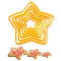 Miniatyrbilde 7 av 8: 6 Stk/sett Juletre Cookie ter Stjerner Form Kake Kjeks ter