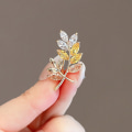 Miniatyrbilde 6 av 8: Mote Luksus Hjerte Brosjer For Kvinner Crystal Lapel Pin Cloth A3
