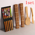 Miniatyrbild 1 av 8: 14 st/ set DIY Bamboo Sushi Maker Set Rice Sushi Making Kit Rol
